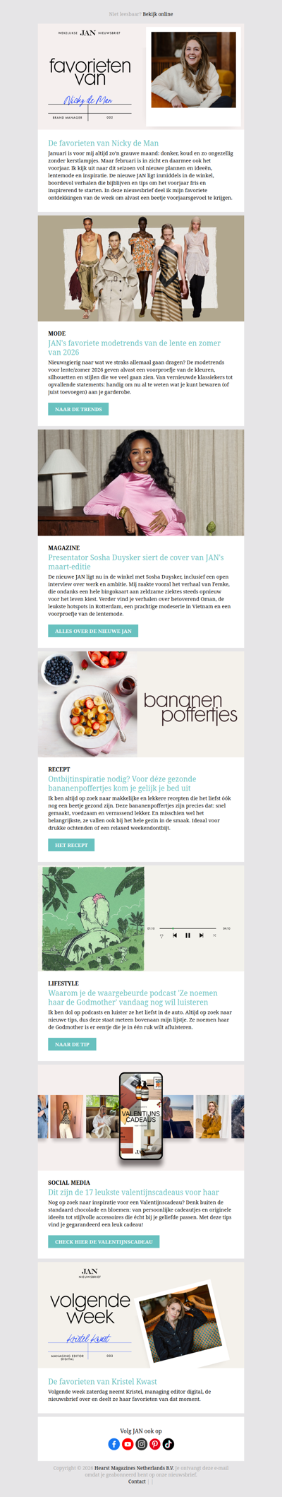 Het lekkerste en makkelijkste recept volgens JAN’s brand manager