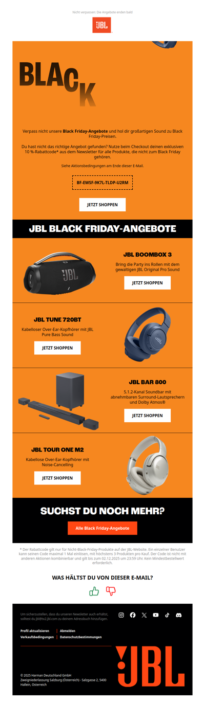 Der Black Friday ist da!