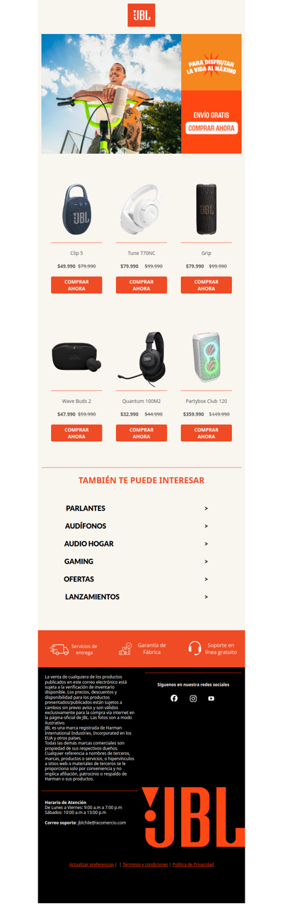 🎵Buena música + Diversión + JBL🤩= Temporada de verano increíble 🏖️