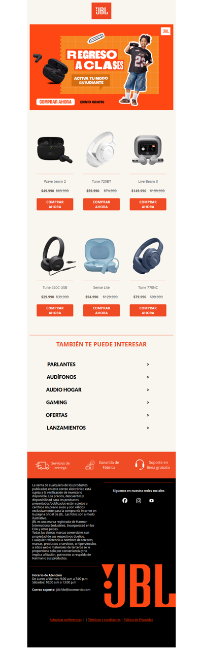 🎧Audífonos + música = estar ON para el regreso a clases📓¡Lleva tus favoritos!👈