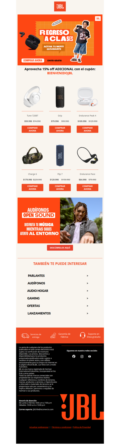 ⚡¡Últimos días! 15% off ADICIONAL🏷️en tu producto favorito con cupón + ENVÍO GRATIS