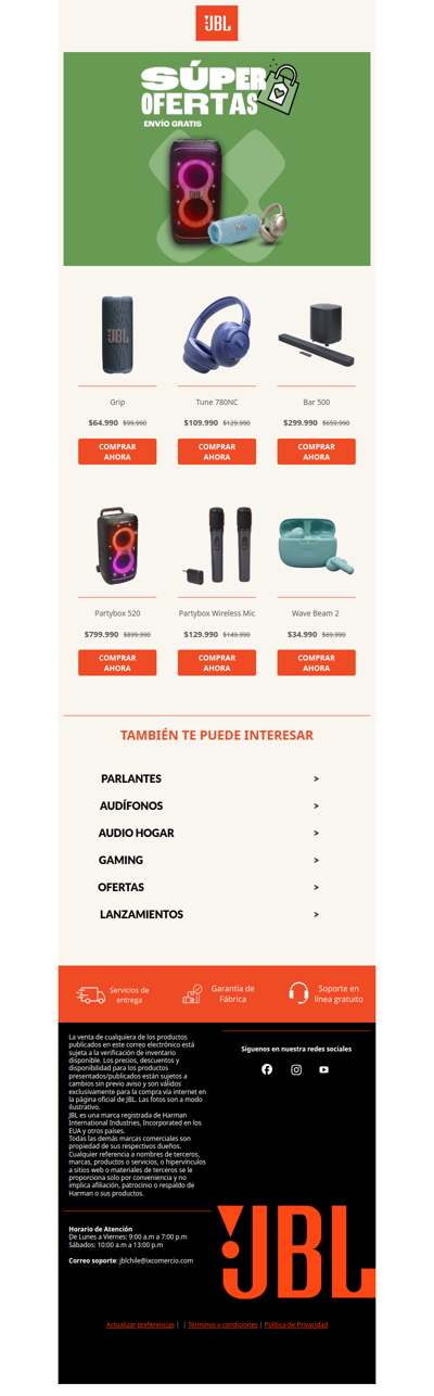 🎵¡Tus productos favoritos con hasta 6 cuotas sin interés💳 + envío gratis!✨APROVECHA AHORA