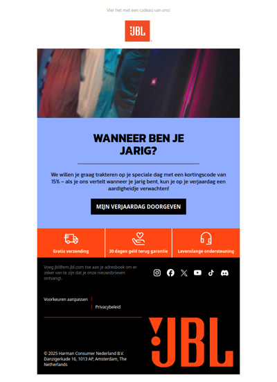 Wanneer ben je jarig?