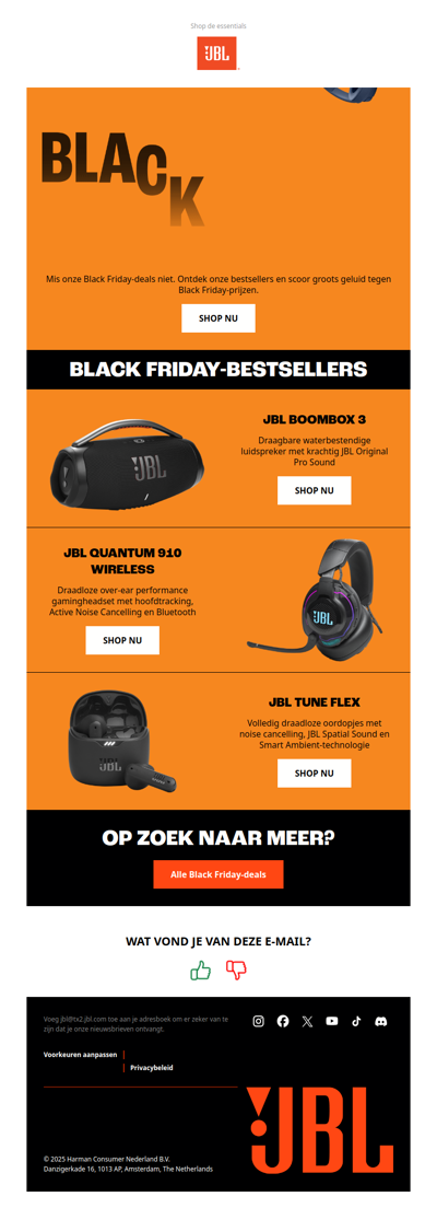 Black Friday-bestsellers