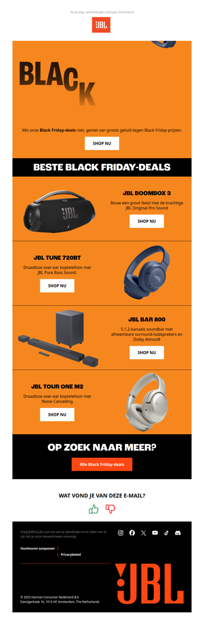 Black Friday is hier!