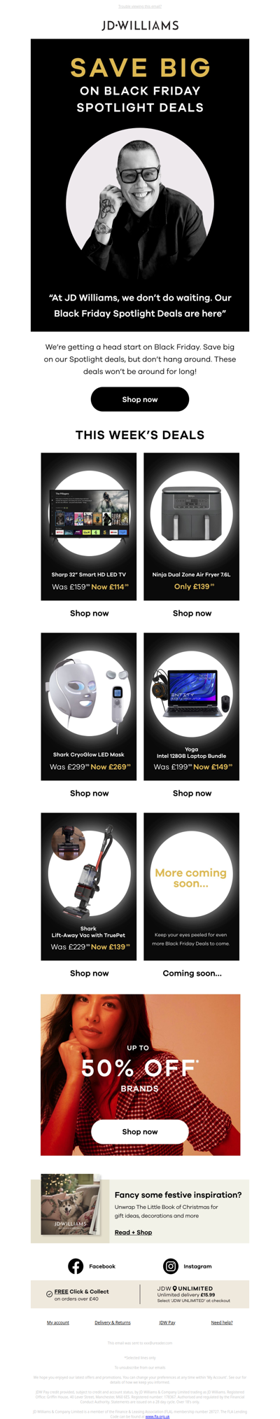 🔦 Just in: NEW Black Friday Spotlight Deals