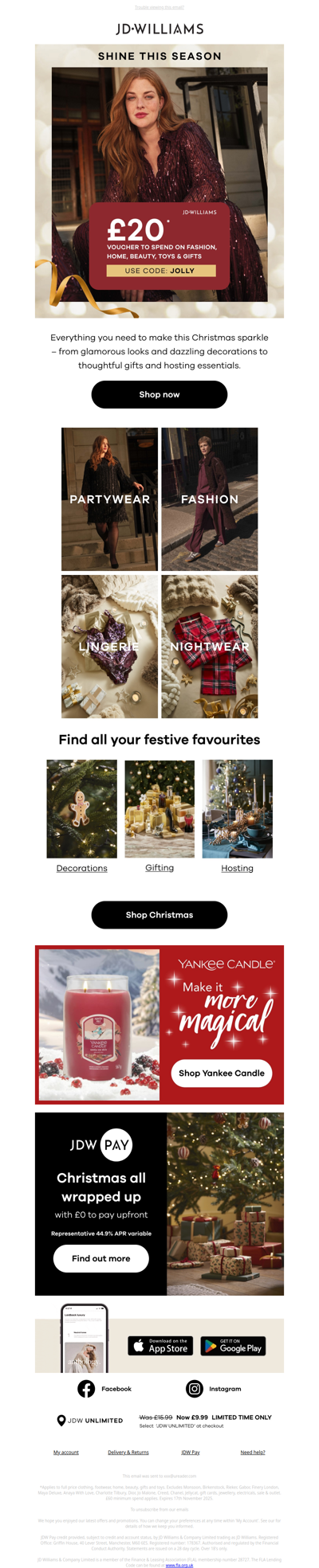 Hey, your £20 voucher has arrived 🎄