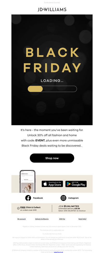 Black Friday Unlocked 🔓 Extra 30% OFF for you