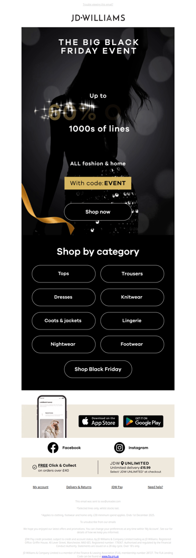 ARRIVED: Black Friday now up to 60% off, PLUS EXTRA 30% OFF!