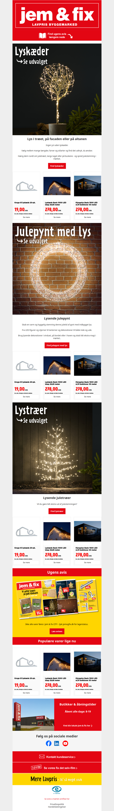 Lys op til jul – find din julebelysning nu 🎄