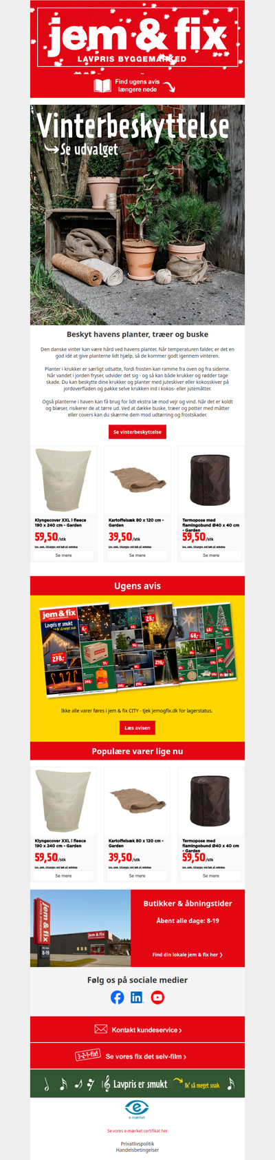 Beskyt havens planter mod vinterkulden ❄️