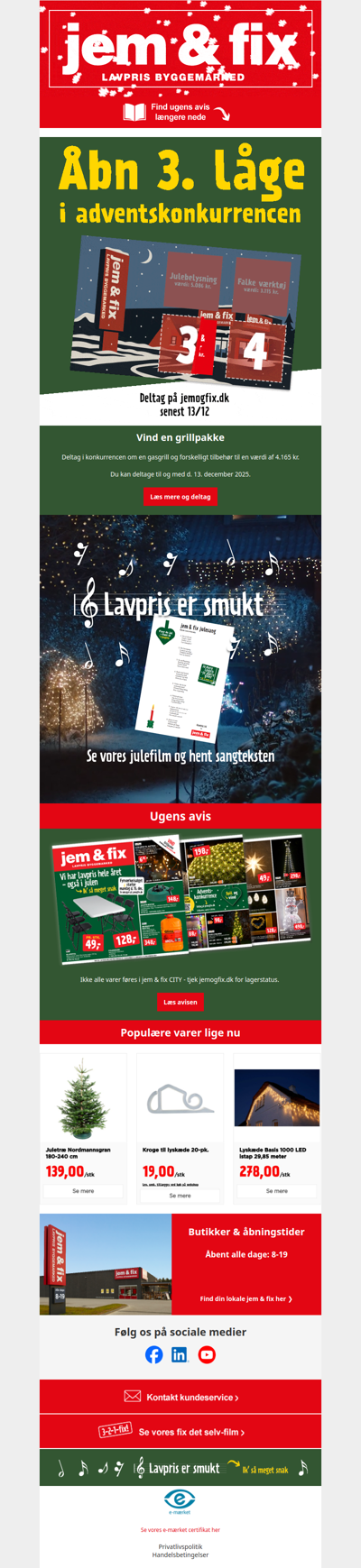 Adventskonkurrence | VIND gasgrill og tilbehør