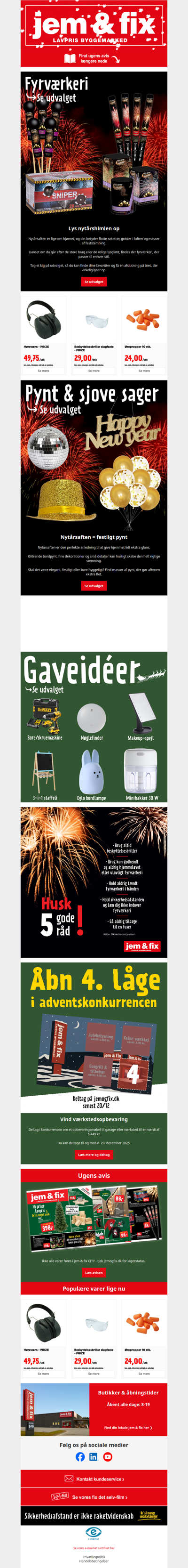 Gør nytårsfesten ekstra festlig🥳