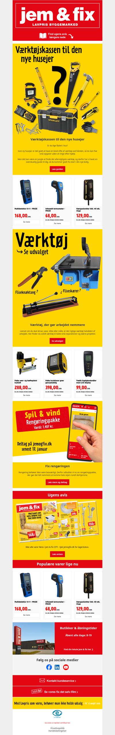 Klar til næste projekt? Vi har værktøjet