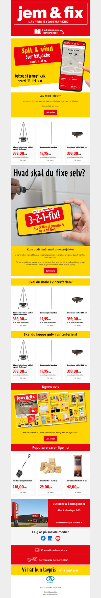 VIND stor bålpakkе 🔥