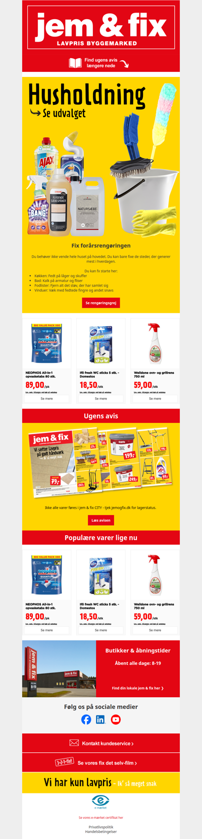 🧽 Forårsrengøring: Husker du de her 4 steder?