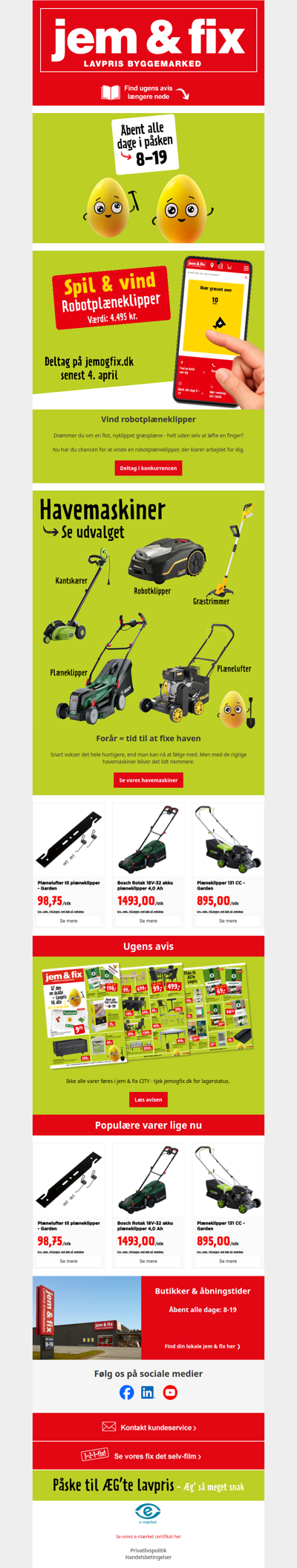 VIND robotplæneklipper 🐣