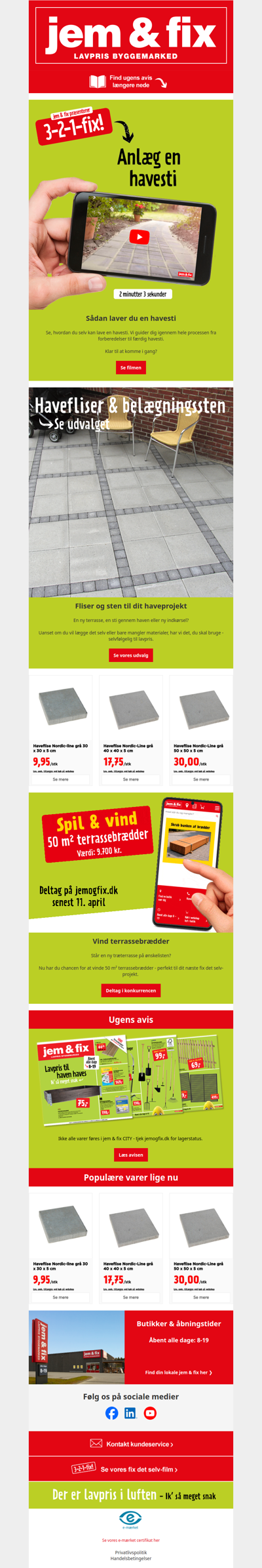 Fliser, sten og tips til din nye havesti