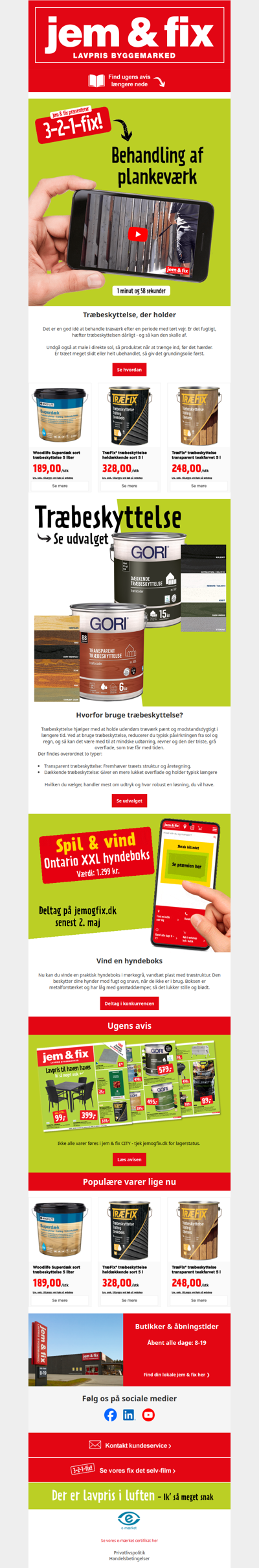 Det er tid til træbeskyttelse ☀️