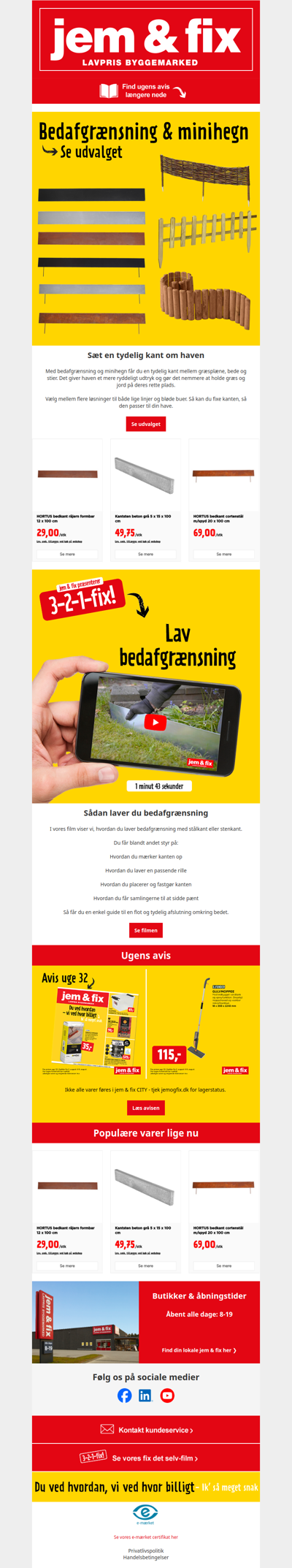 🌱 Giv bedene en skarp afslutning