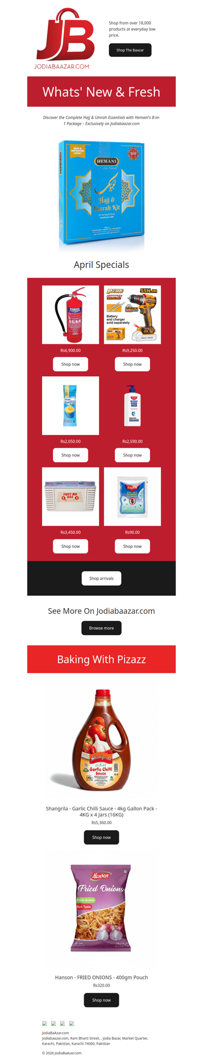 Stock Up on Summer Essentials & Fire Protection Equipment This April With Jodiabaazar.com
