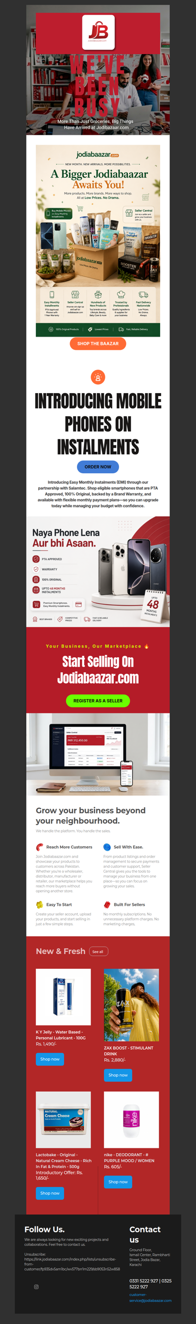 Big Things Have Arrived at Jodiabaazar.com | One Store. So Much More