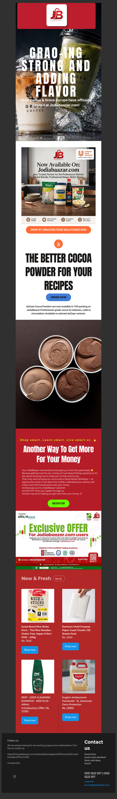 Stock Up Smart. Earn Smart. Spend Smart. | August on JodiaBaazar.com