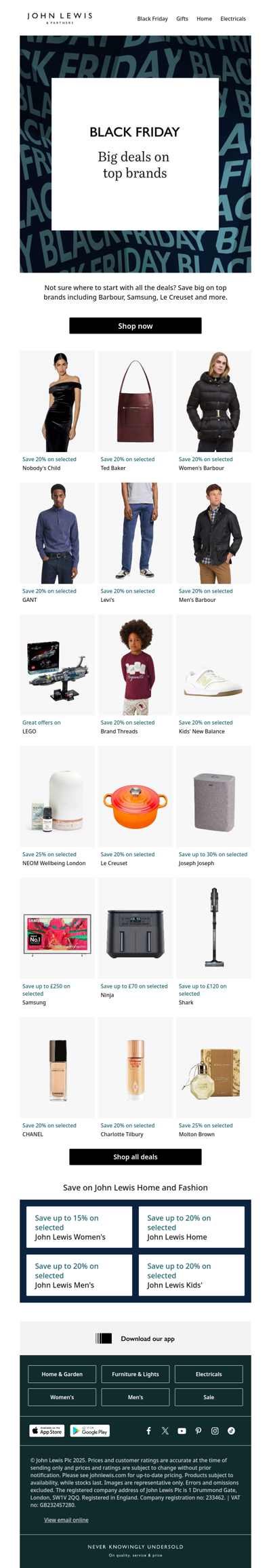 Big Black Friday deals on top brands