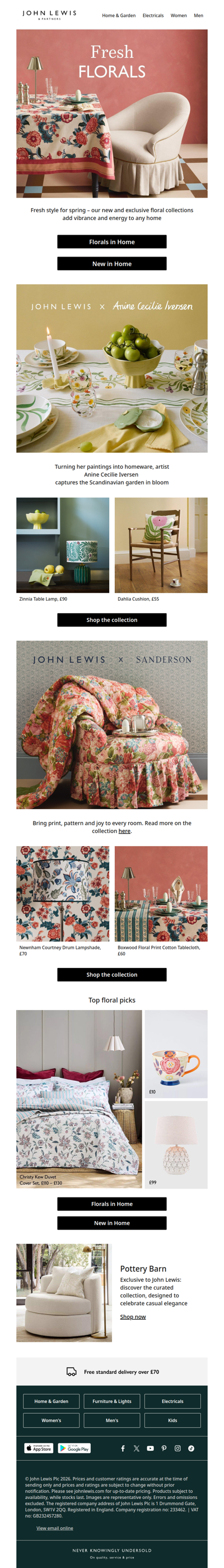 Just in: our new and exclusive floral collections