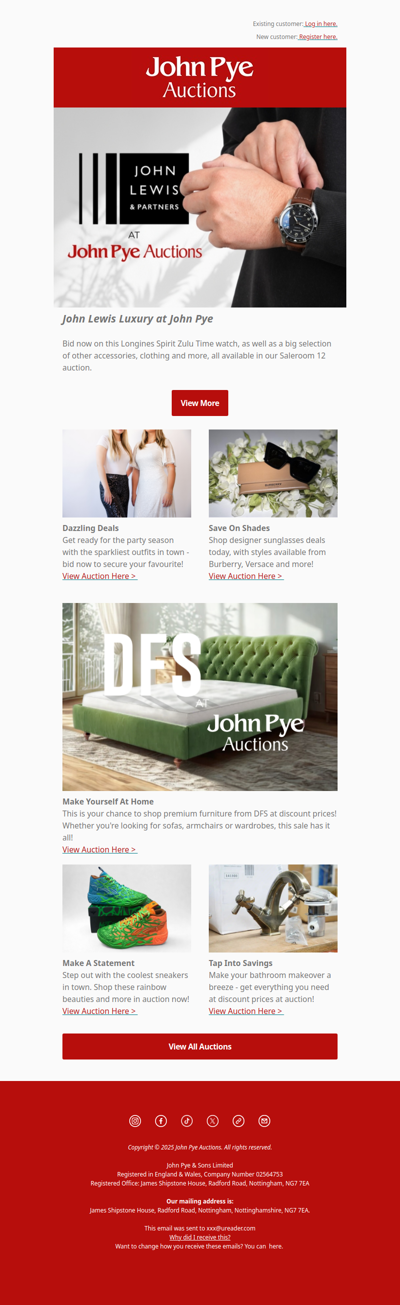 John Lewis Luxury At John Pye ✨