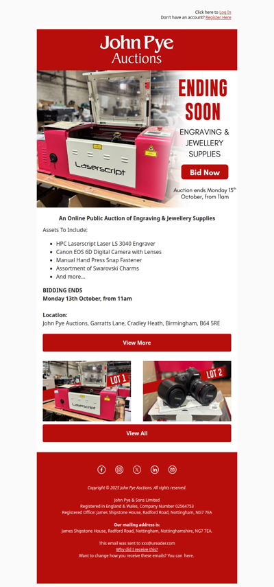 ENDS SOON: Engraving & Jewellery Supplies 💎