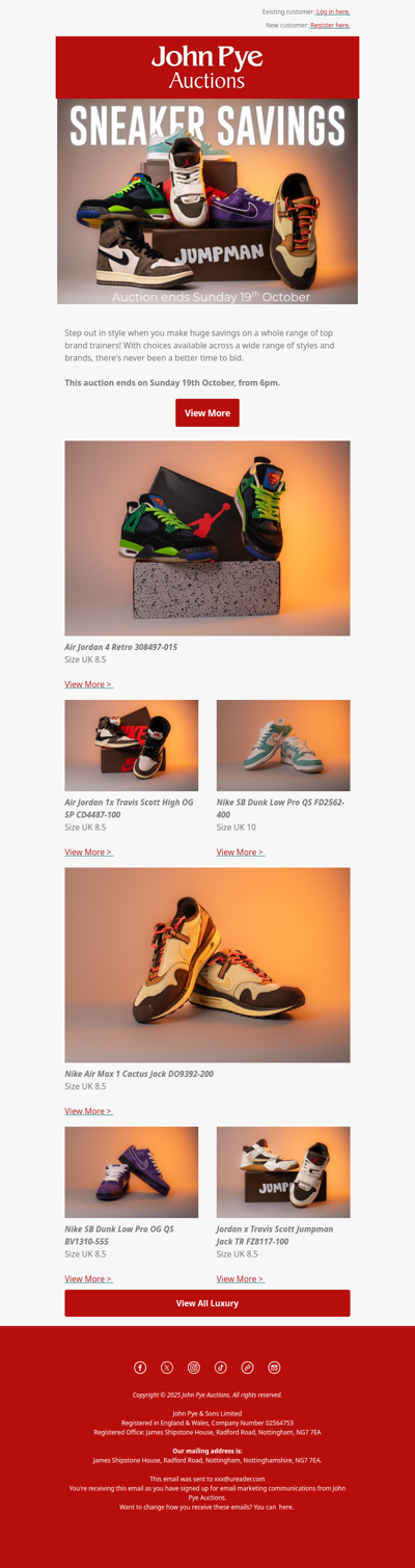 Sneaker Savings 👟