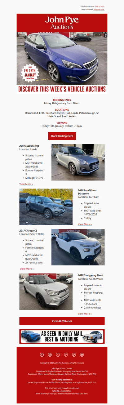 LIVE NOW: Vehicles Picks Just For You 🚨