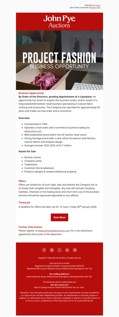 Business For Sale: Project Fashion 👗