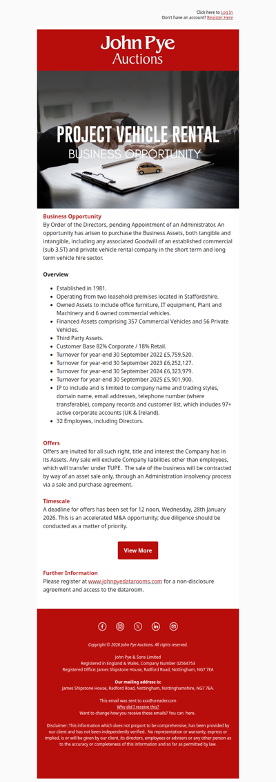 Business For Sale: Project Vehicle Rental 🚗