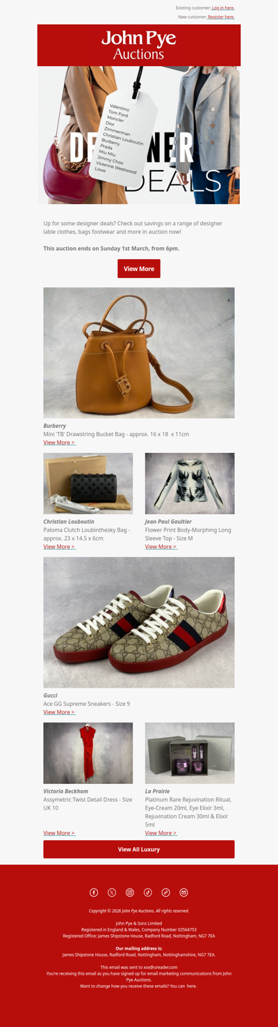 Designer Deals 🏷️