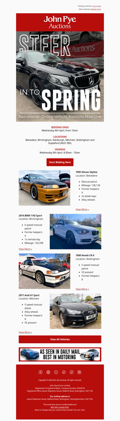 Steer in to Spring 🐝