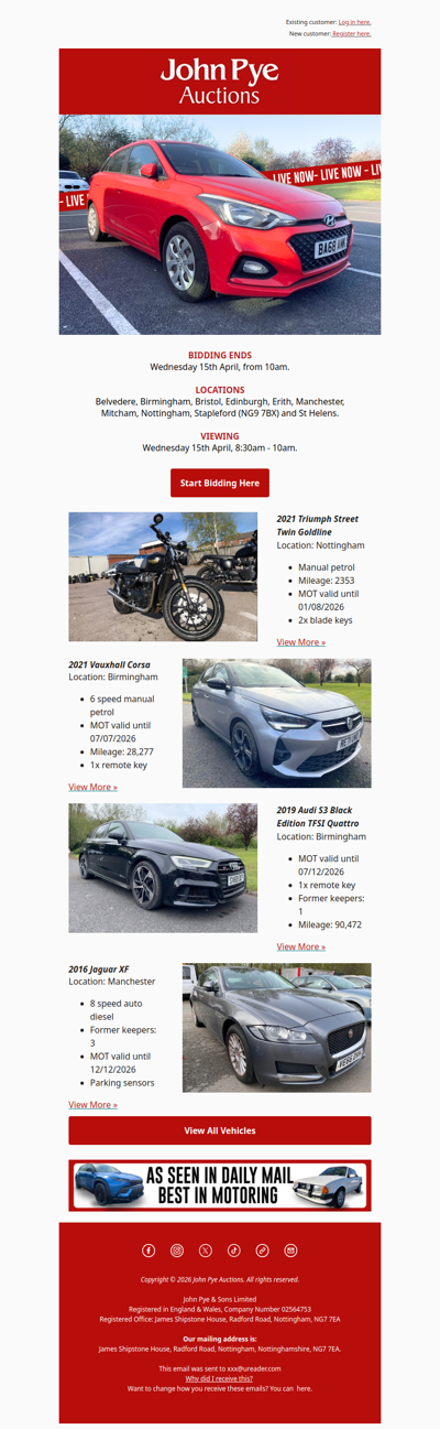 We've got just the car for you... 🚗