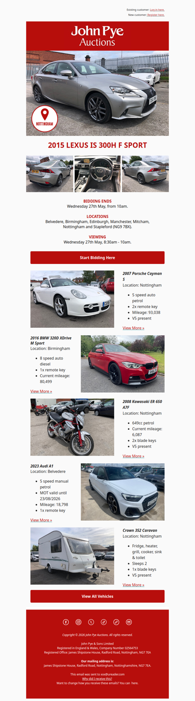 Your bank holiday Monday vehicles update! 🚗