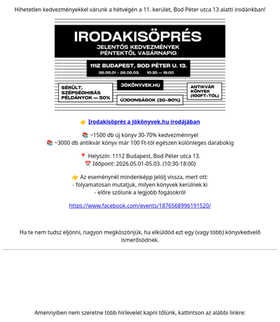 Hatalmas irodakisöprés a 11. kerületben!📚 – Jókönyvek.hu