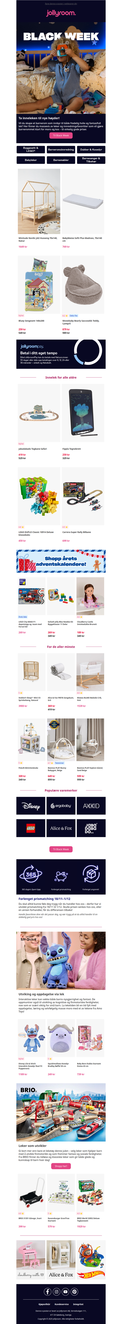 Gjør et kupp på innelek og barneromsfavoritter! 🚀