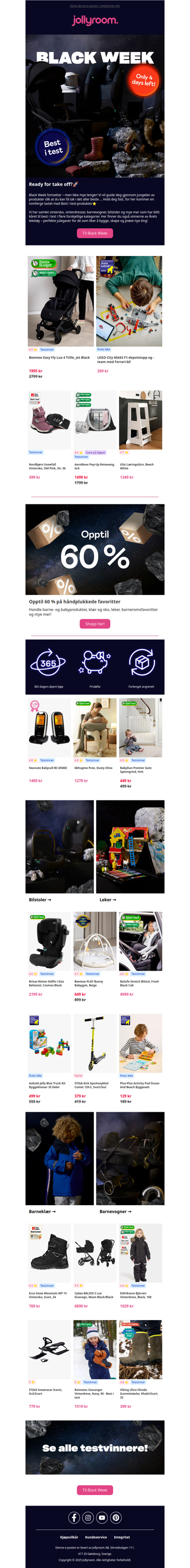 Black Week-salget går mot slutten!🚨