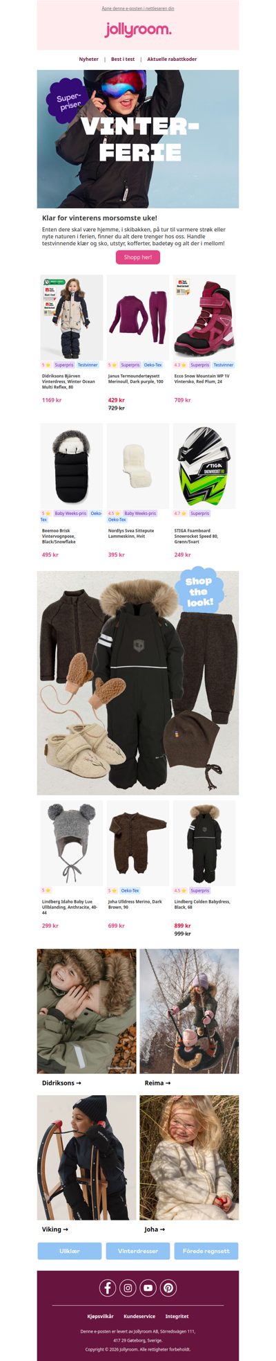 ⛷️VINTERFERIEUKER⛷️alt for en herlig ferie