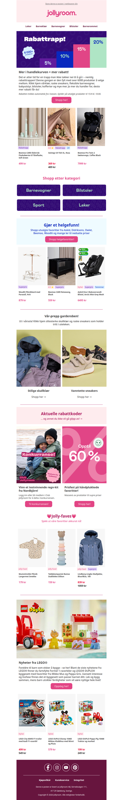 RABATTRAPP med 6000+ produkter – shopp mer, få mer rabatt! 🛒✨