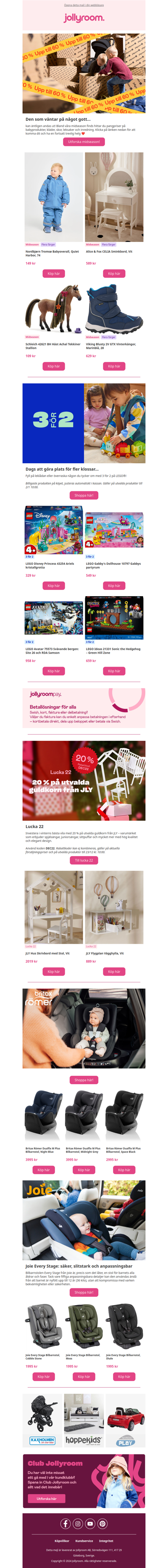 Upp till 60 % på tusentals produkter!😍🥳