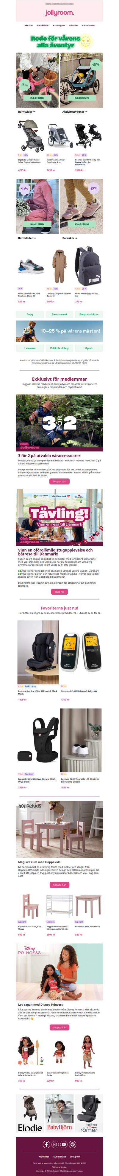 🌸10–25 % på vårens måsten – cyklar, skalplagg, skor & massa mer!