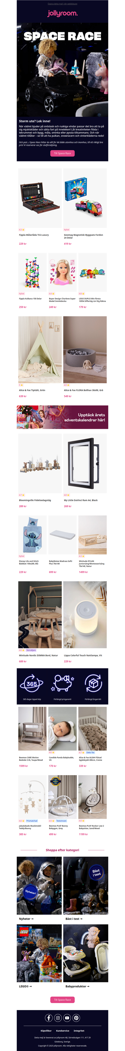 🖤Gör barnrummet lekredo!🧸 Superpriser på inredning & leksaker! ✨