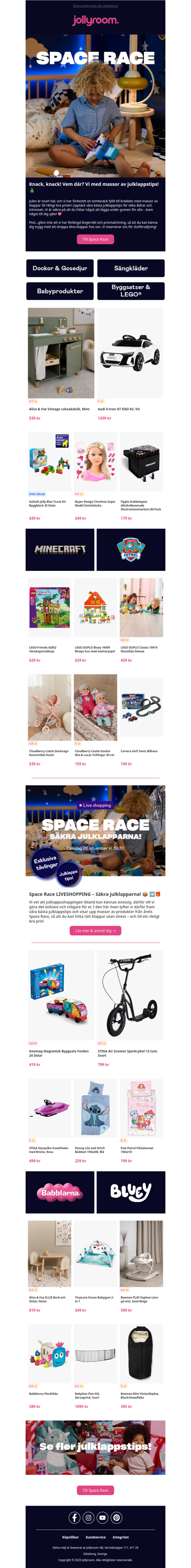 Prisvärda julklappar till hela familjen!🎁