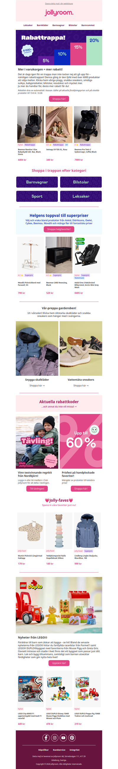 RABATTRAPPA med 6000+ produkter – shoppa mer, få mer rabatt! 🛒✨