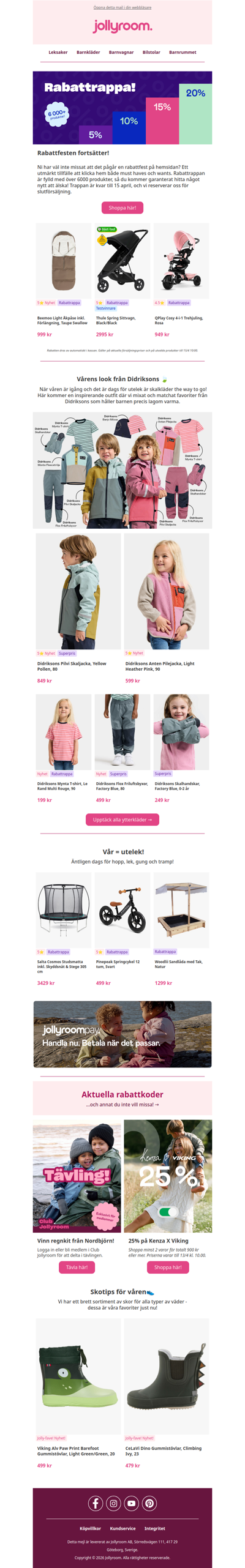 Rabattfesten fortsätter 🎉6000+ produkter!